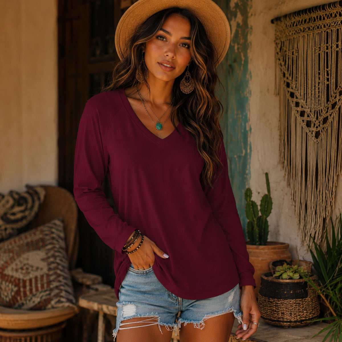 Fall Autumn Blouse Tee