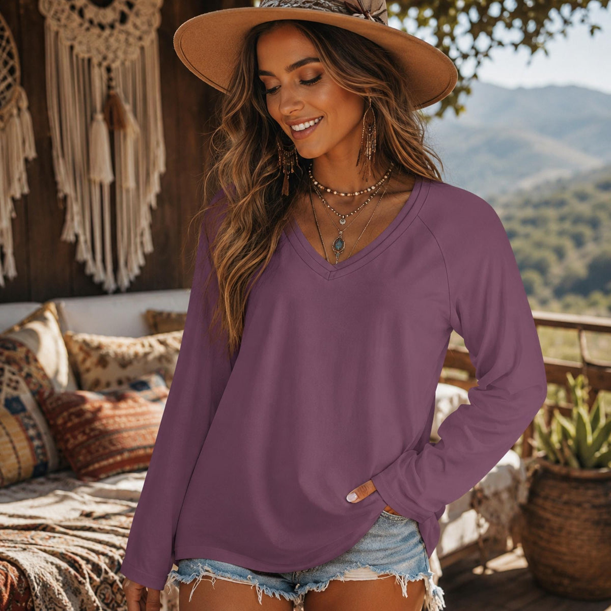 Fall Autumn Blouse Tee