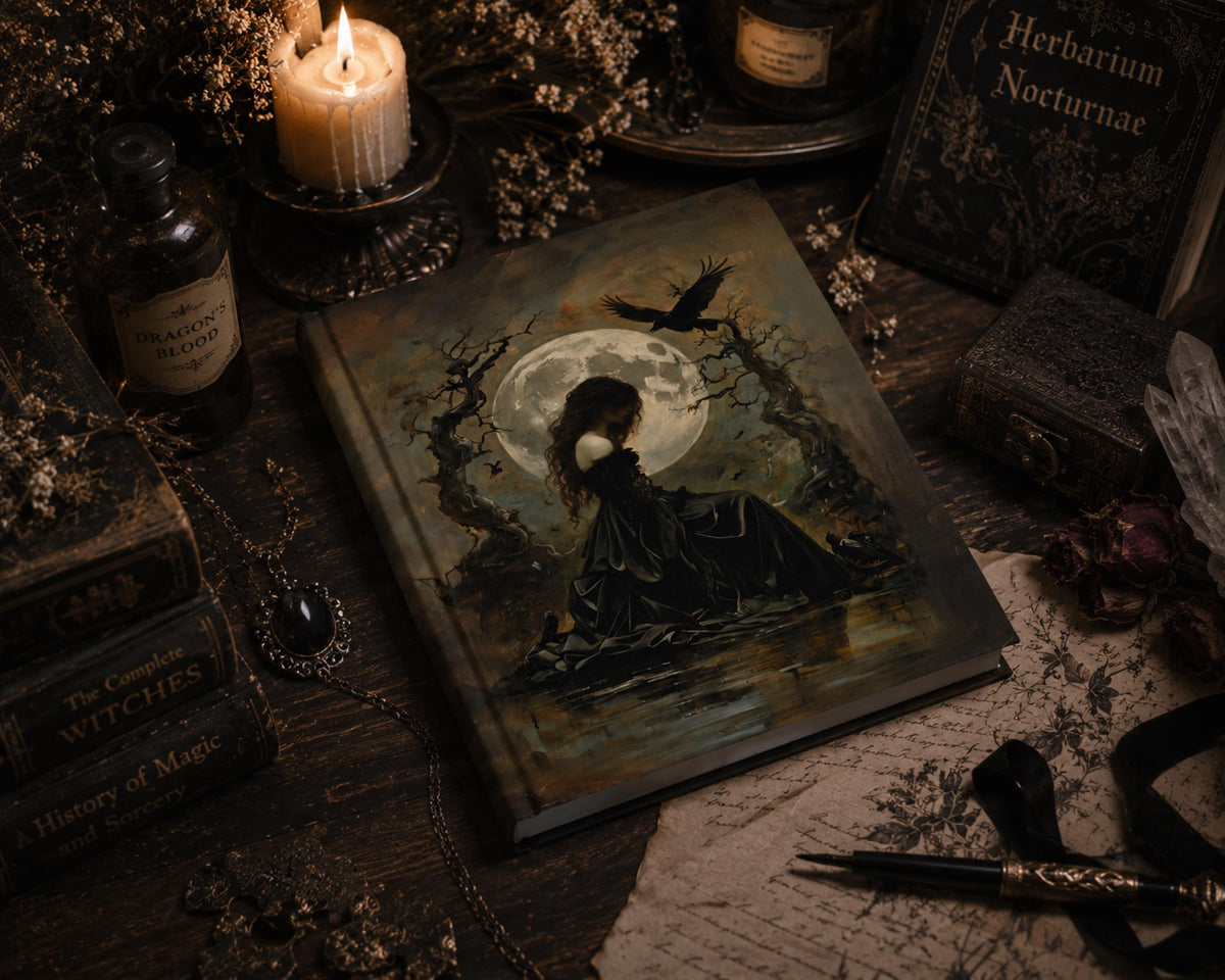 Gothic Writer Witch Vintage Diary