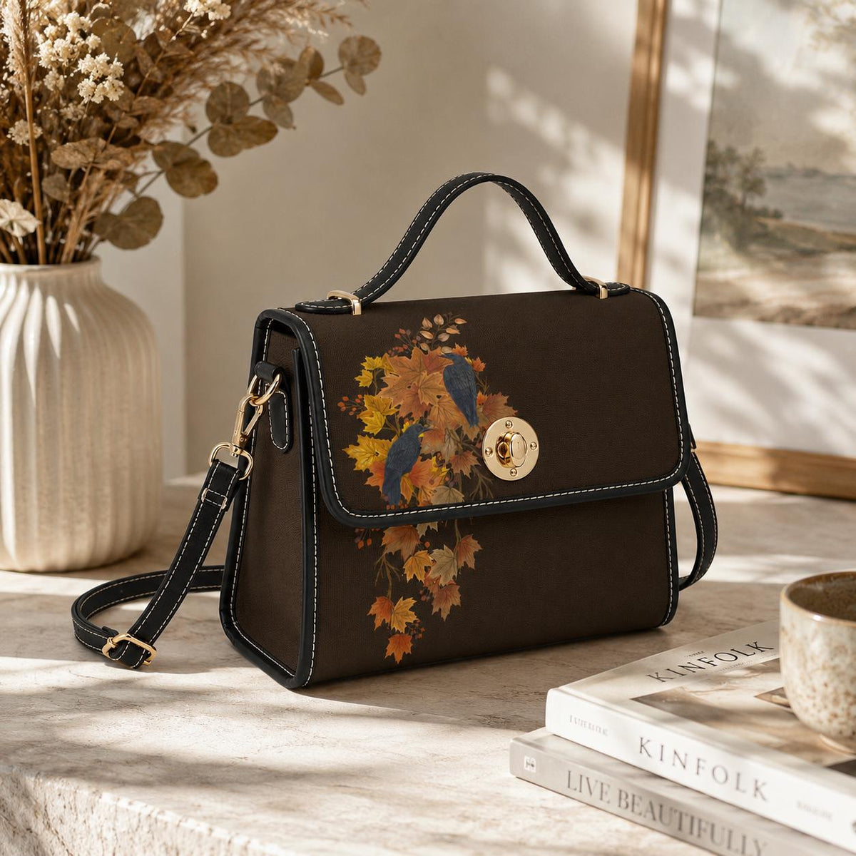 Autumn Leaves and Crow Collection