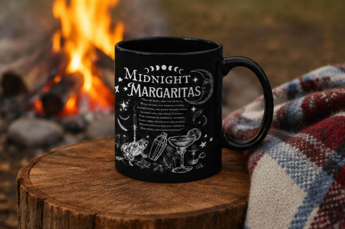 Best Friend Gift Practical Magic Midnight Margaritas Mug Witch Brew Ceramic Goth Movie Coffee Cup Witchy Owen Sisters Halloween Witches Brew