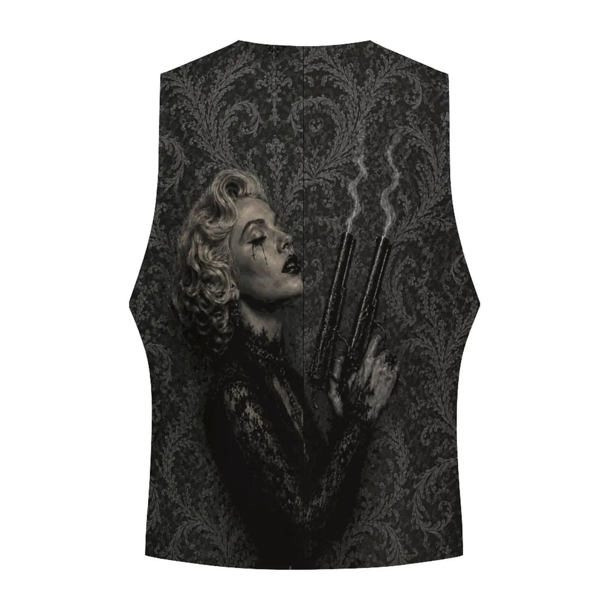 Father of Mayhem Route 66 Goth Clothes Vest Backroom Menswear Southern Gothic Gift Idea for Boyfriend Green Vest Western Cool Dads Club