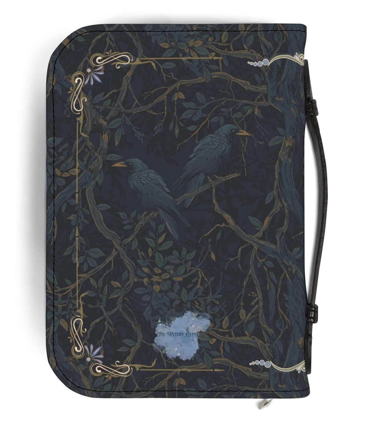 Raven Spell Book Cover Book of Shadows Protector