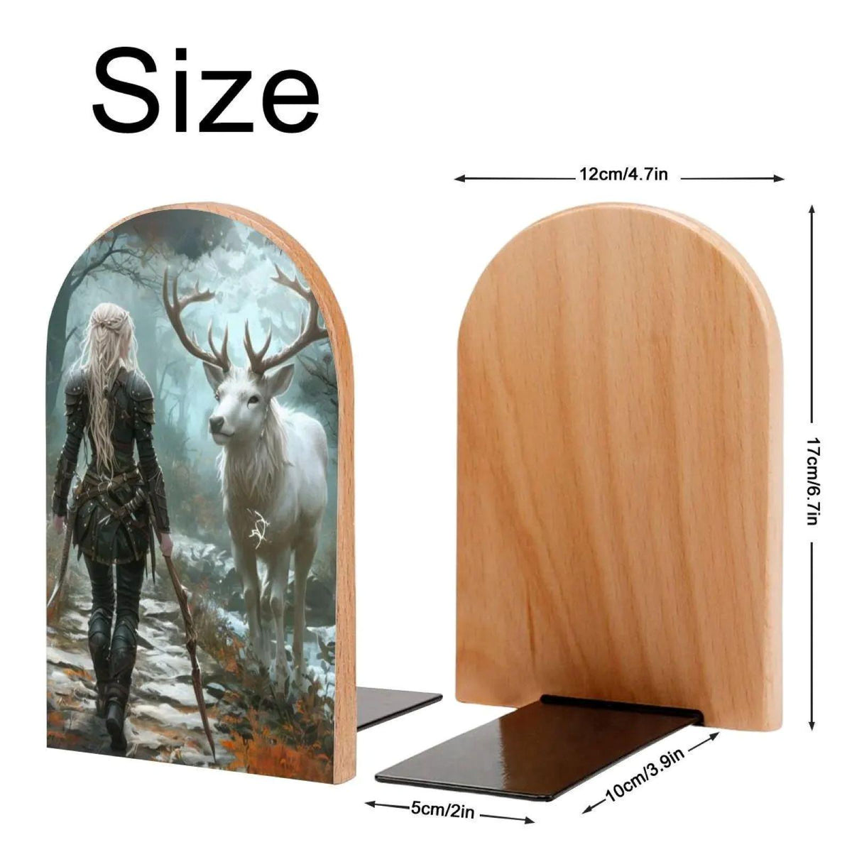 Reading Nook Decor Book Nook Book Gifts Throne of Glass Merch Bookish Gift for Sarah J Maas Fans Manon Blackbeak Wood Bookend Acotar Fantasy
