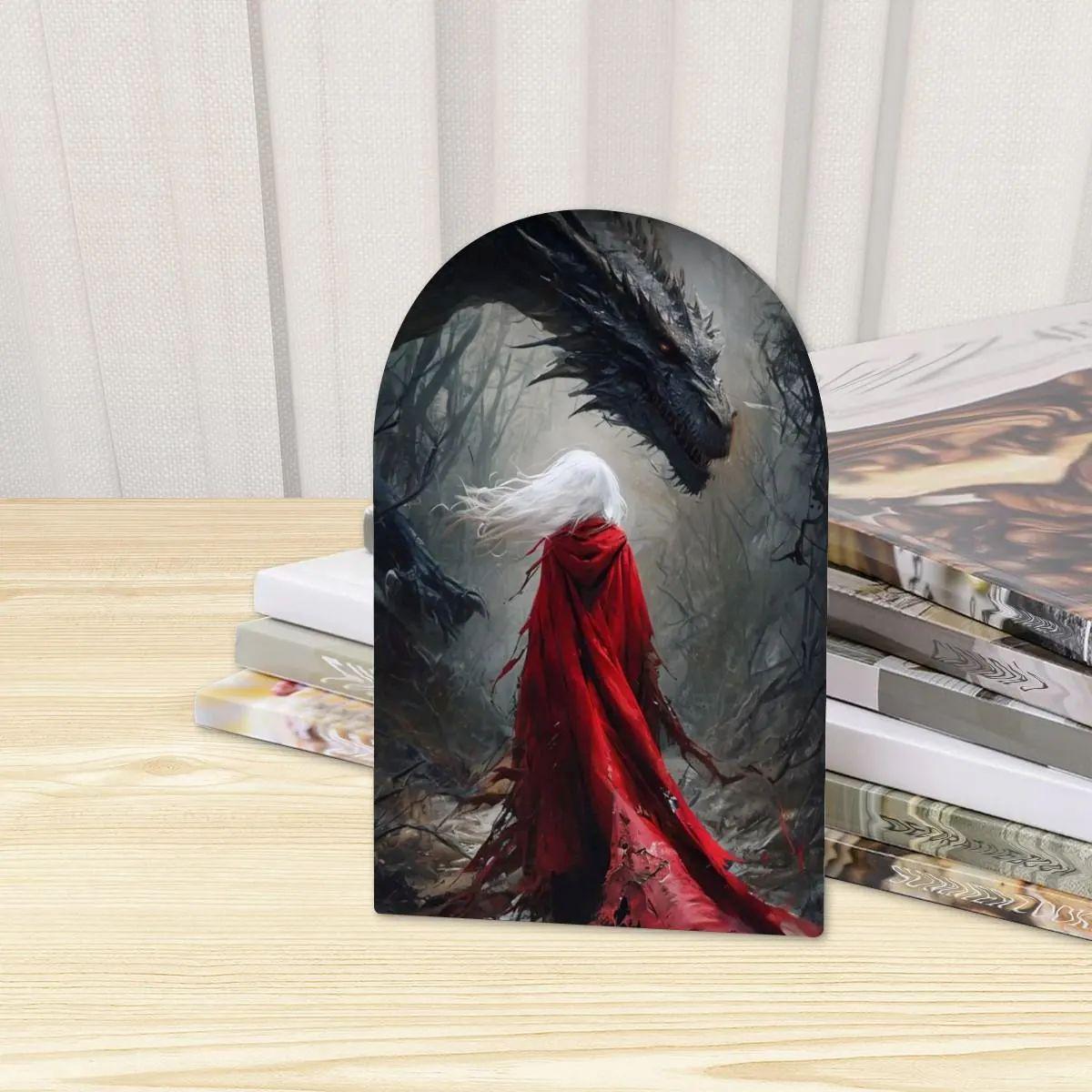Sarah J Maas Gifts Fourth Wing Acotar Merch Reading Nook Decor Fantasy Wood Bookends Throne of Glass Inspired Bookish Booktok Manon Art