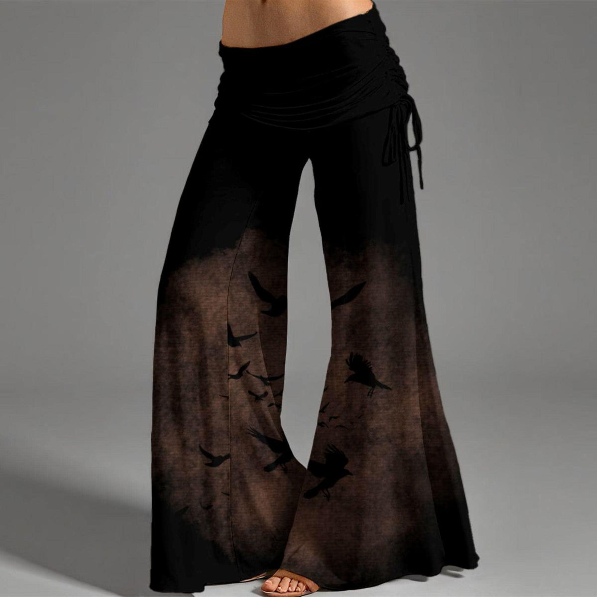 Murder of Crows Palazzo Pants and Skirt Design Collection