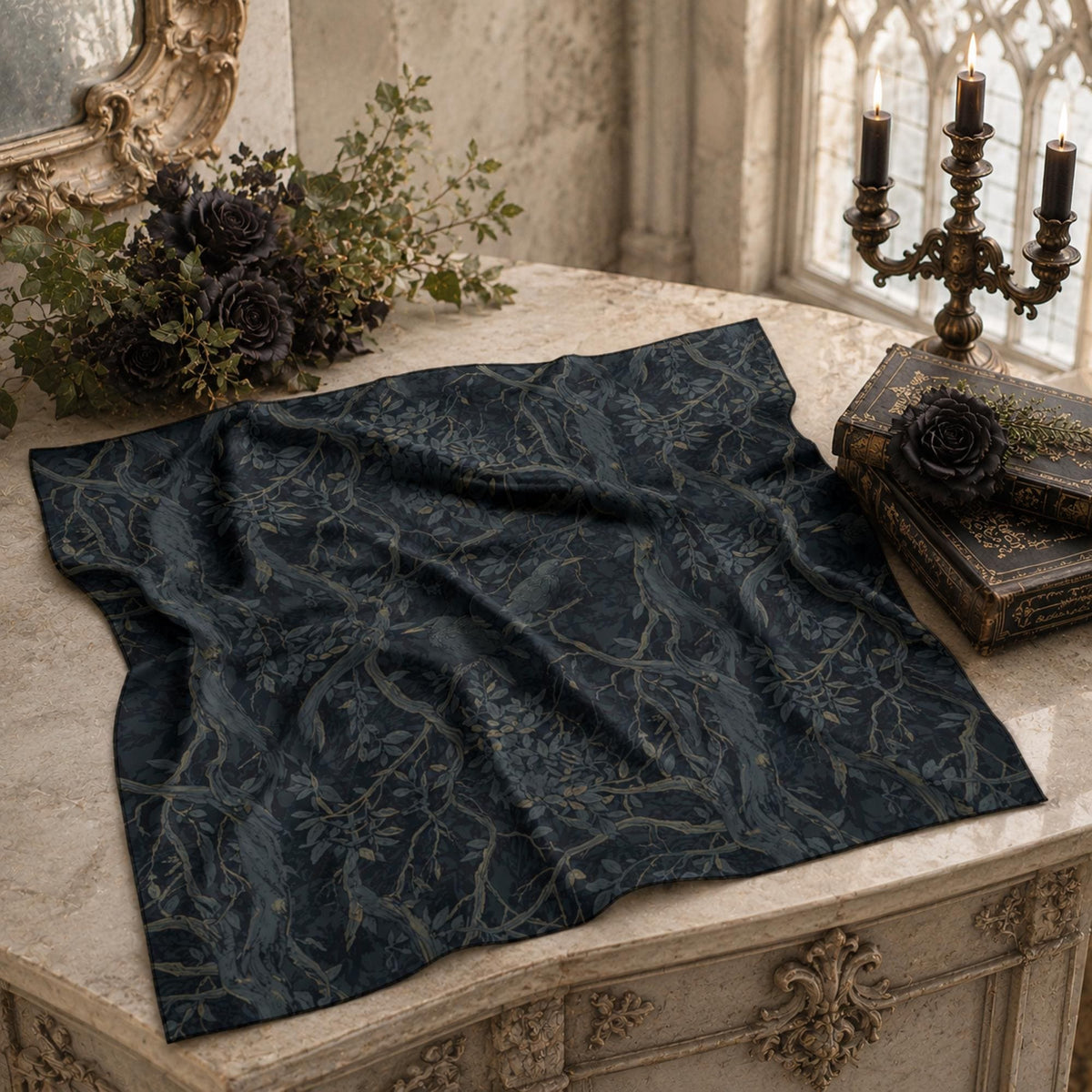Corporate Goth Gift for you Crow Lovers Gothic Square