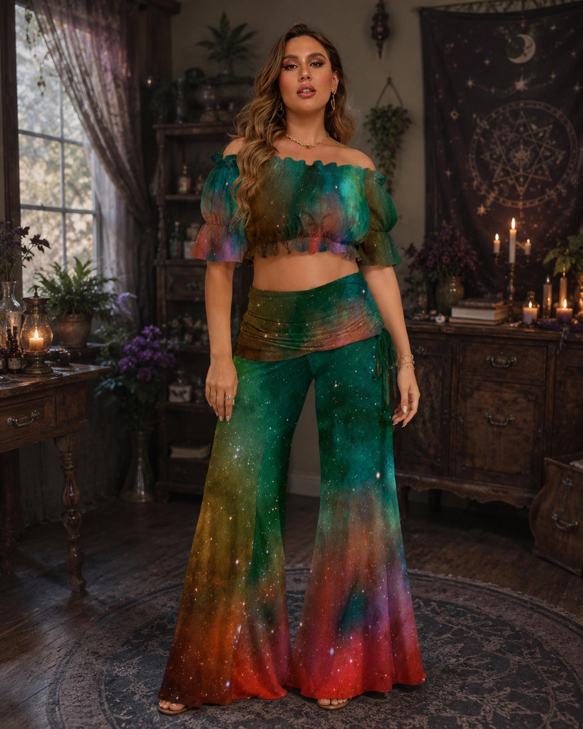 Festival Puff Sleeve Pants