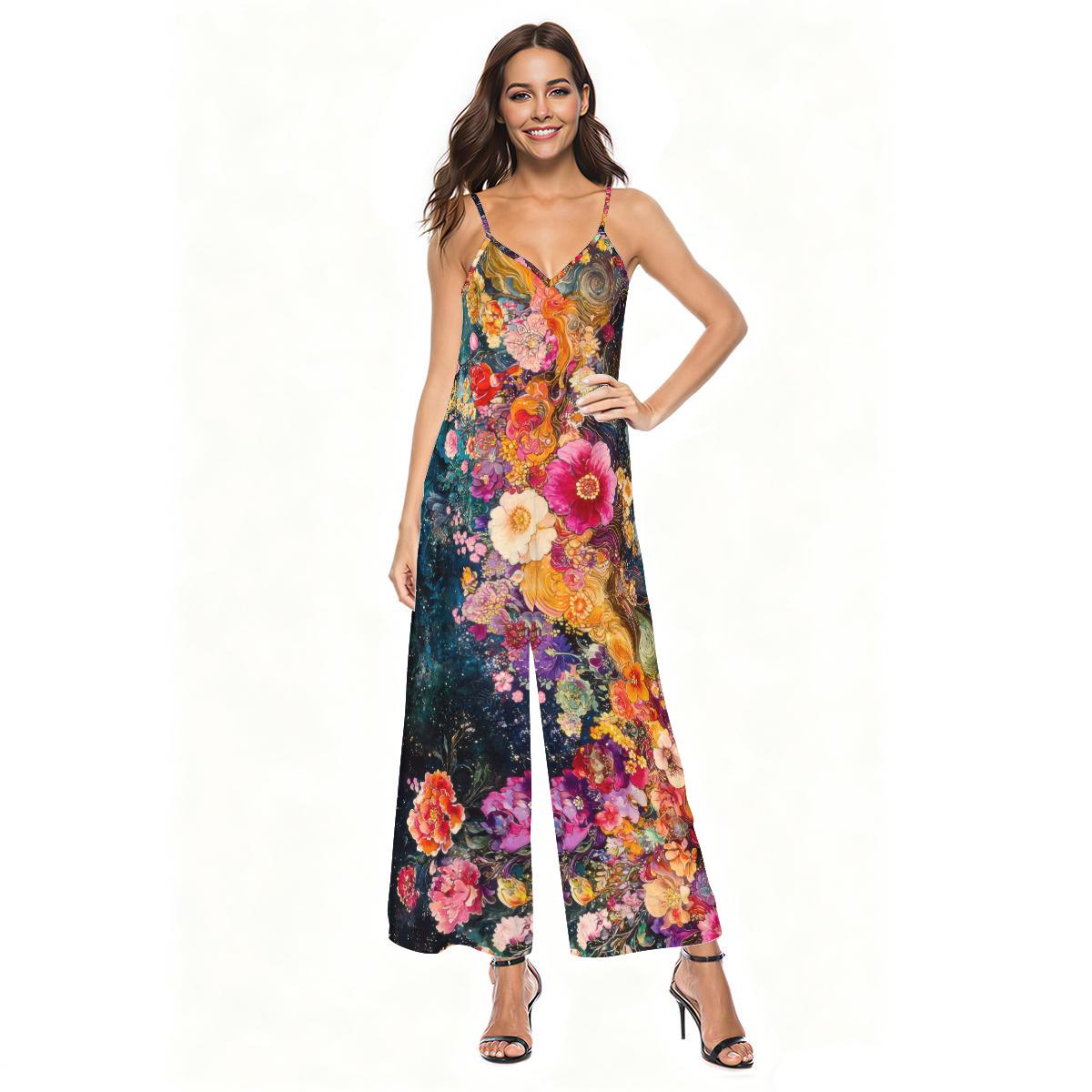 Festival Jumpsuit Outfit Hippy Cover-Up