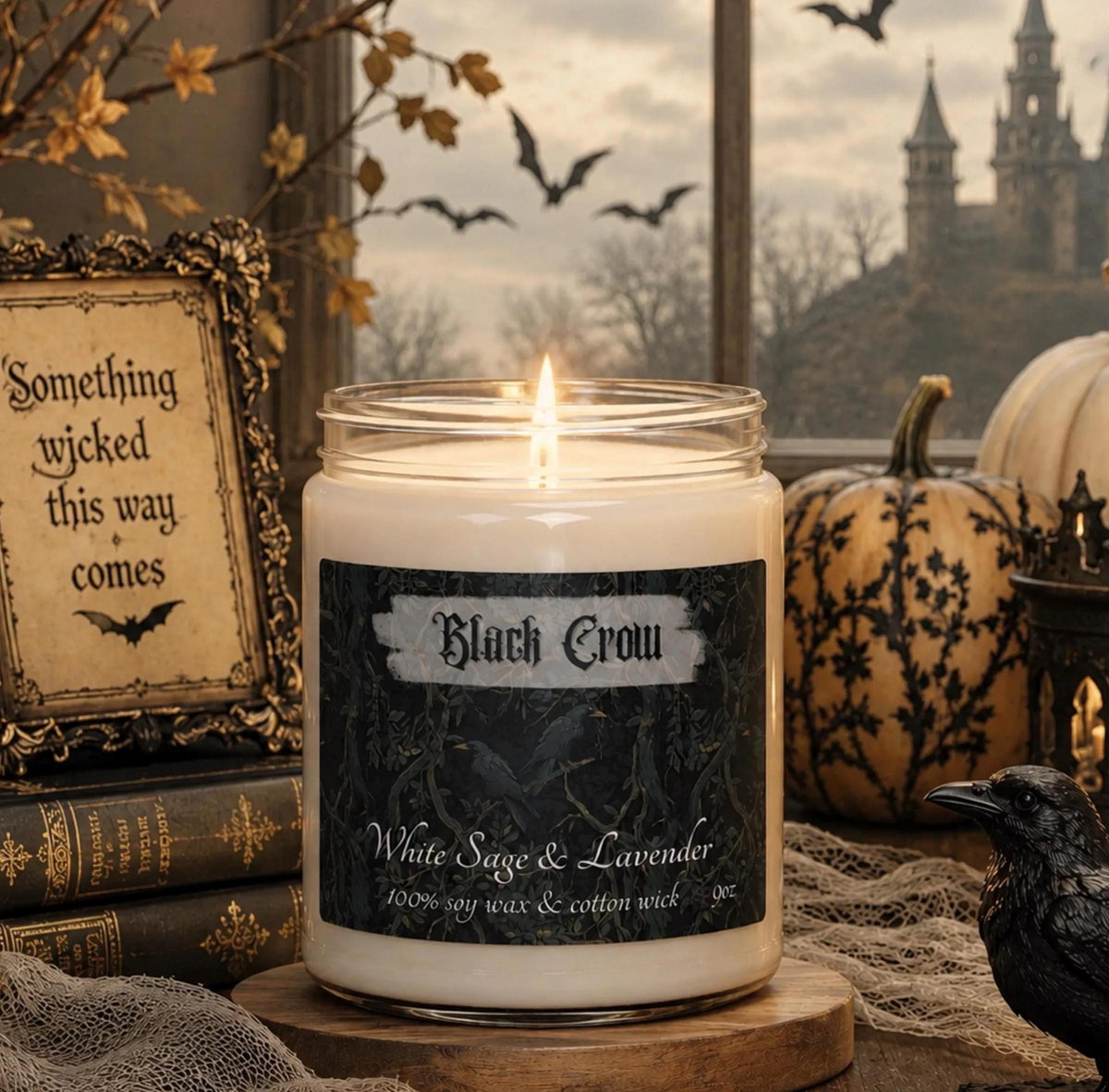 Gothic Lamp Nightlight Dark Academia Candle Warmer