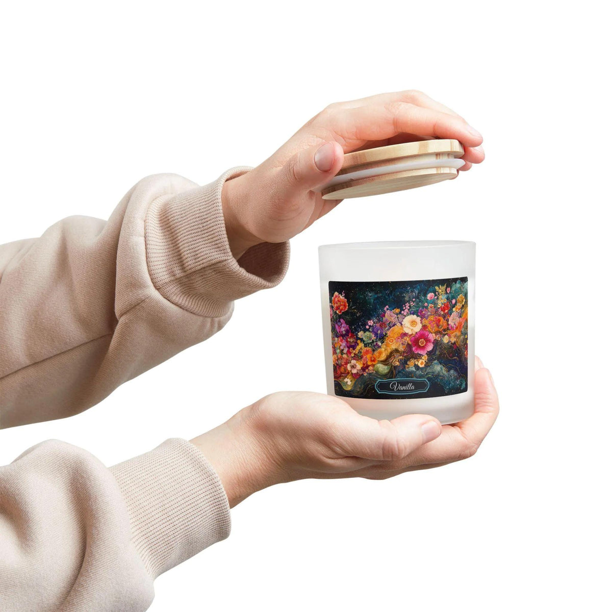 Bohemian Celestial Floral Candle Warmer