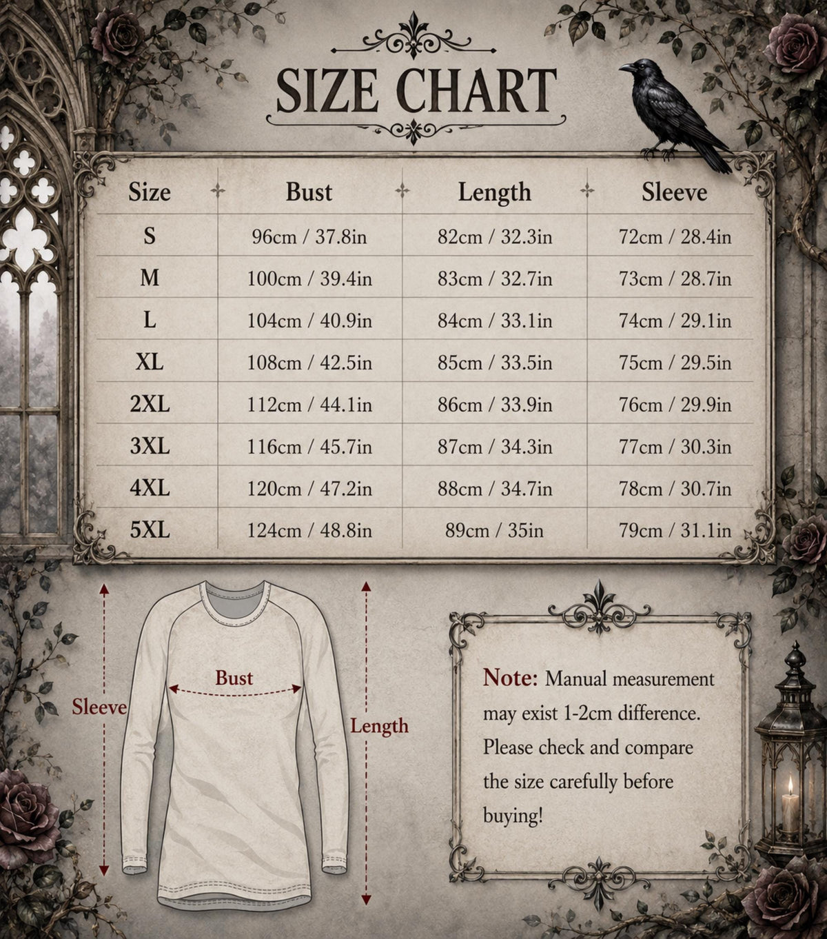 Dark Cottagecore Edgar Allan Poe Inspired Crow Holiday Apparel