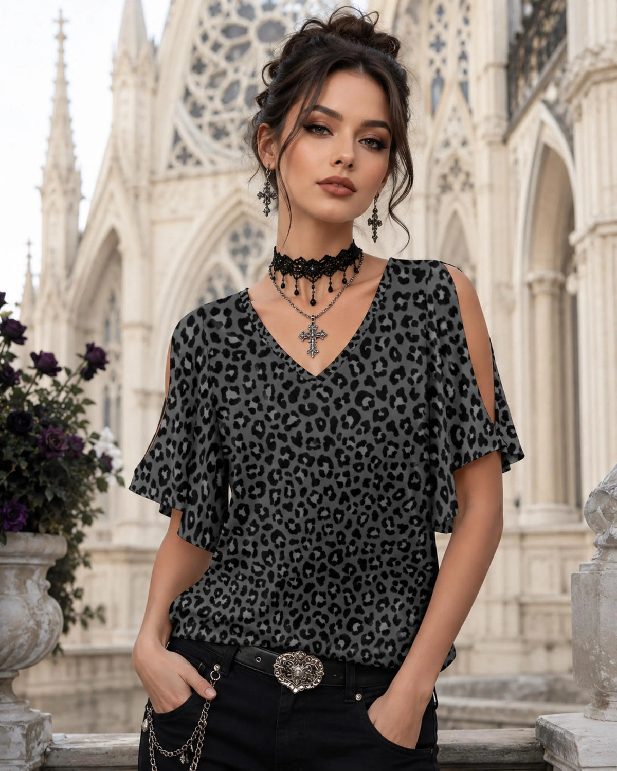 Corporate Goth Leopard Print Design Collection