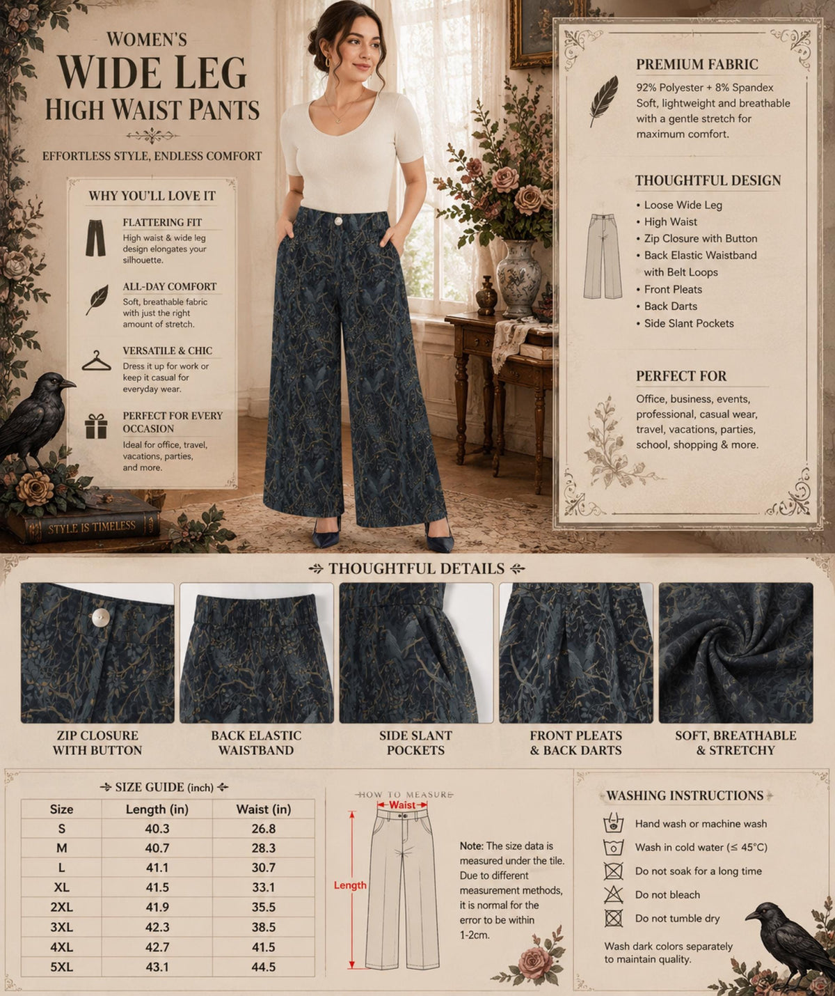 William Morris Crow Design Collection