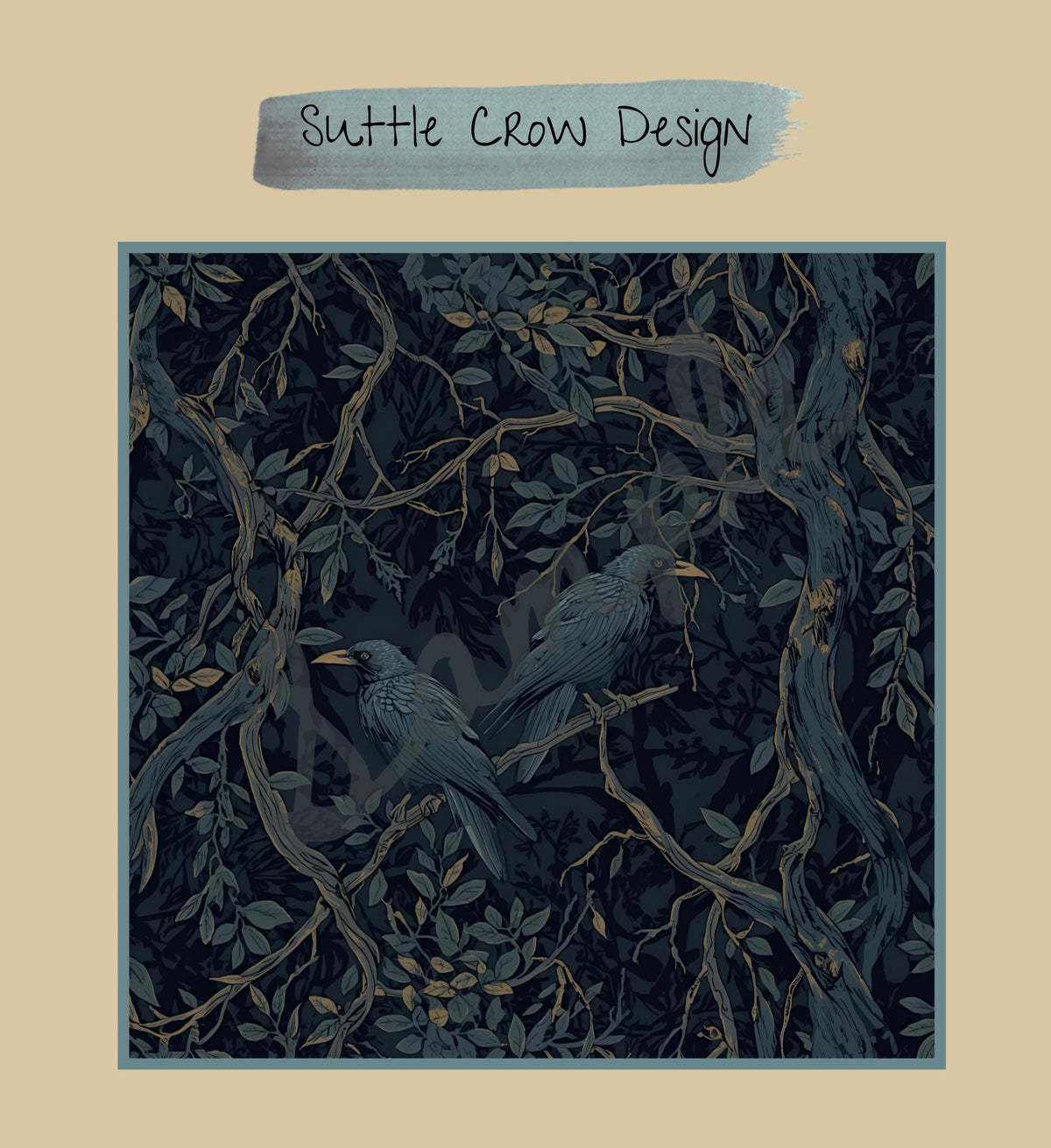 Crow and Vines William Morris Design Collection
