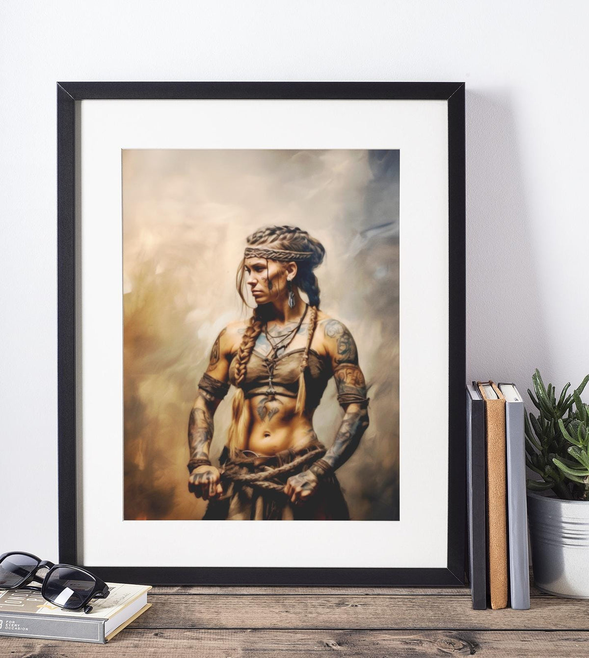 Medieval Viking Warrior Nordic Folklore Design Collection