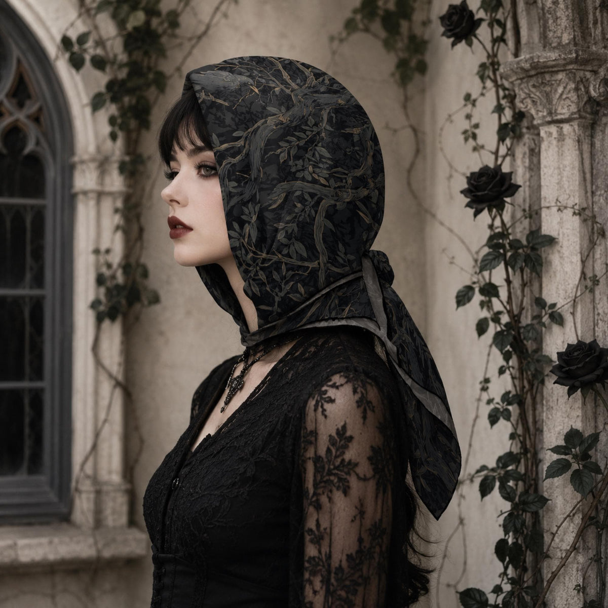 Corporate Goth Gift for you Crow Lovers Gothic Square