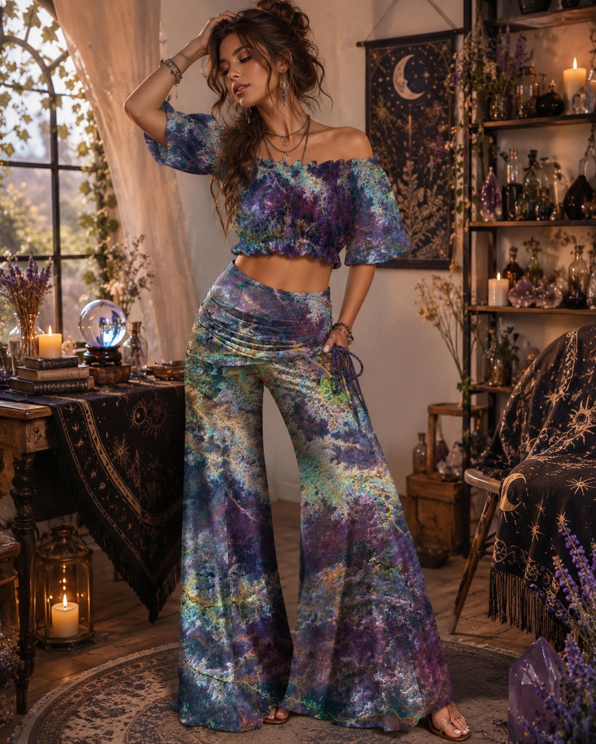 Rave Gear Wide Palazzo Pants