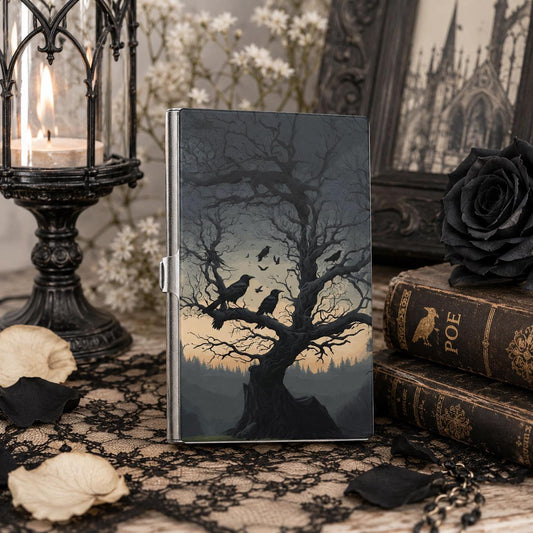 Spooky Raven Stash Box Goth Gift