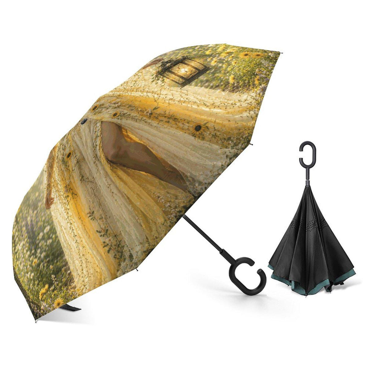Elen of the Ways Summer Pastel Goth Girl Birthday Gift Spooky Witchy Holiday Essentials Cottagecore Witch Umbrella Witchcore Practical Magic