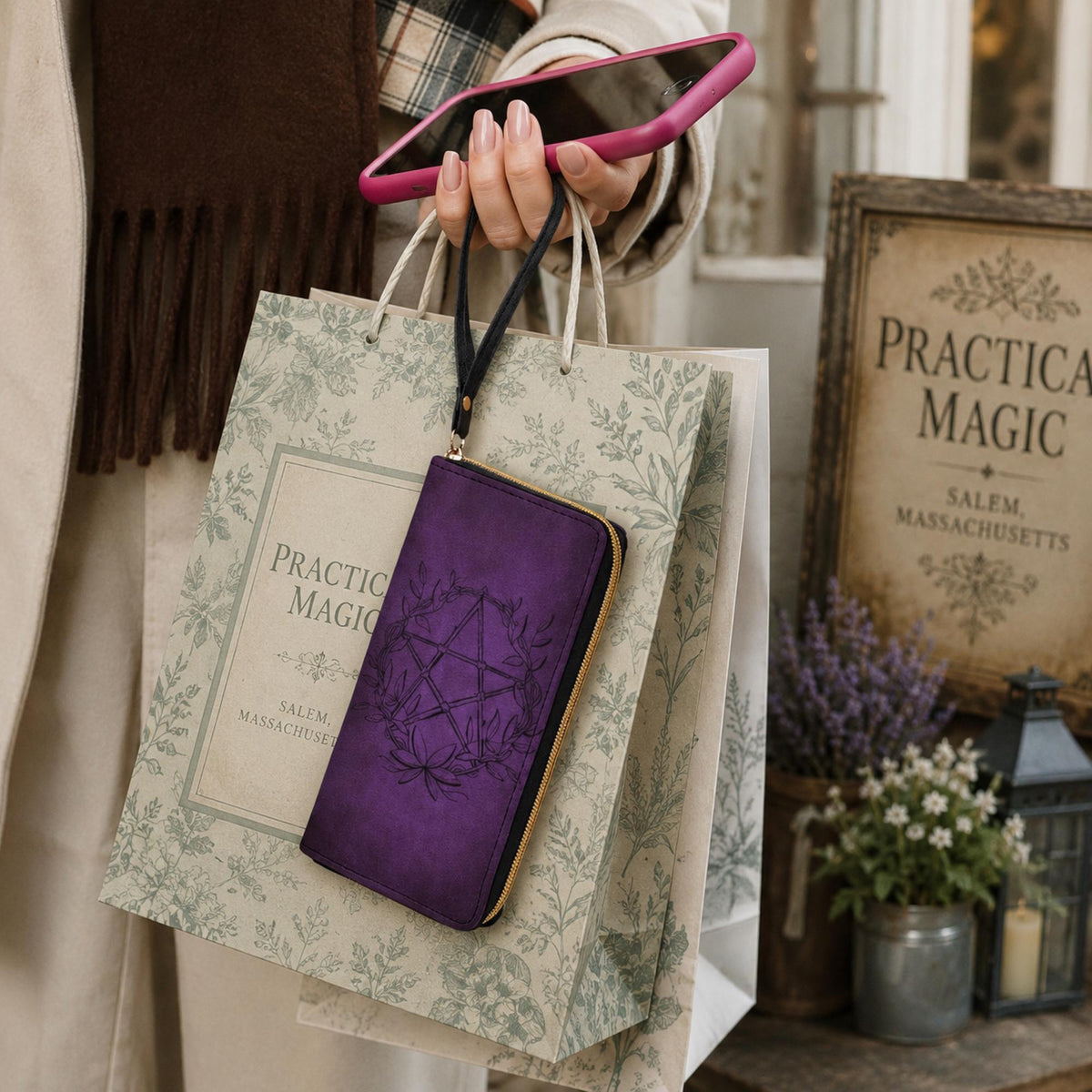 Witchcore Pagan Wallet Gift for Mom