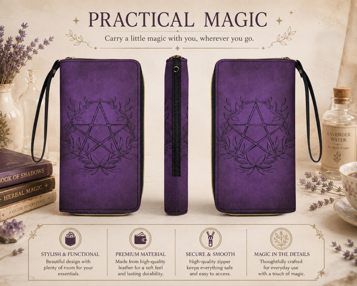 Witchcore Pagan Wallet Gift for Mom