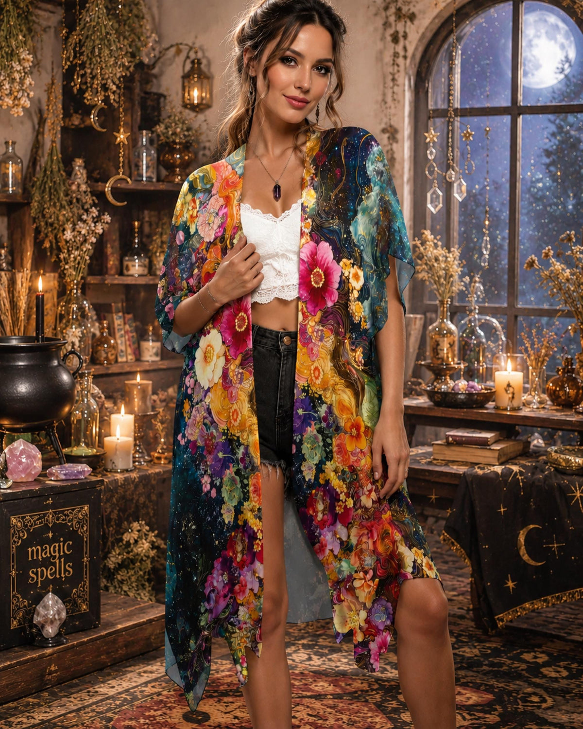 Festival Jumpsuit Outfit Hippy Cover-Up