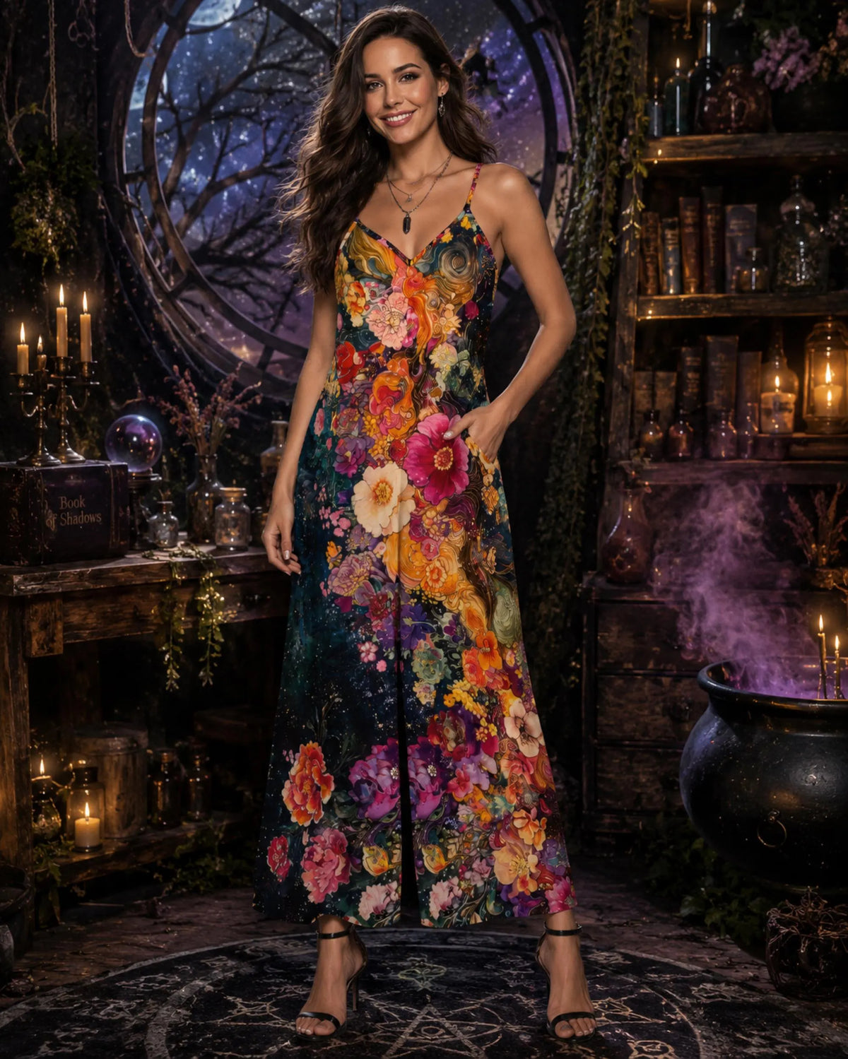 Festival Jumpsuit Outfit Hippy Cover-Up