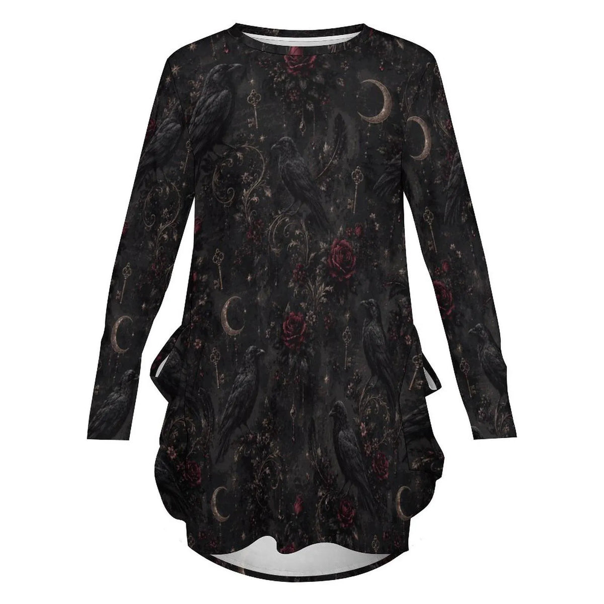 Dark Romance Celestial Crows Dress and Accessory Collection