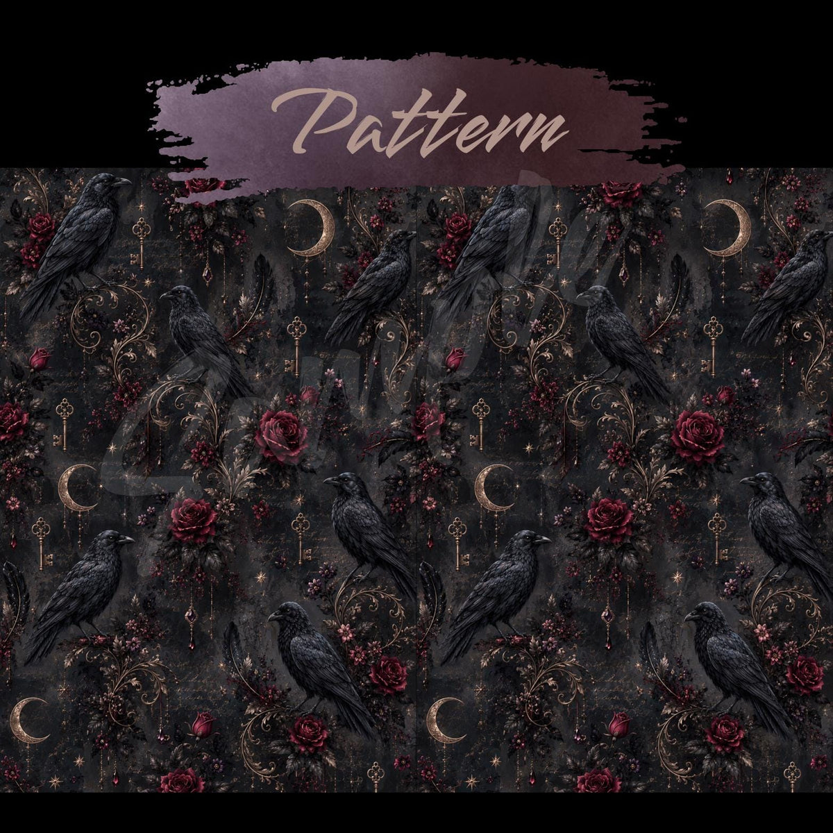 Dark Romance Celestial Crows Dress and Accessory Collection