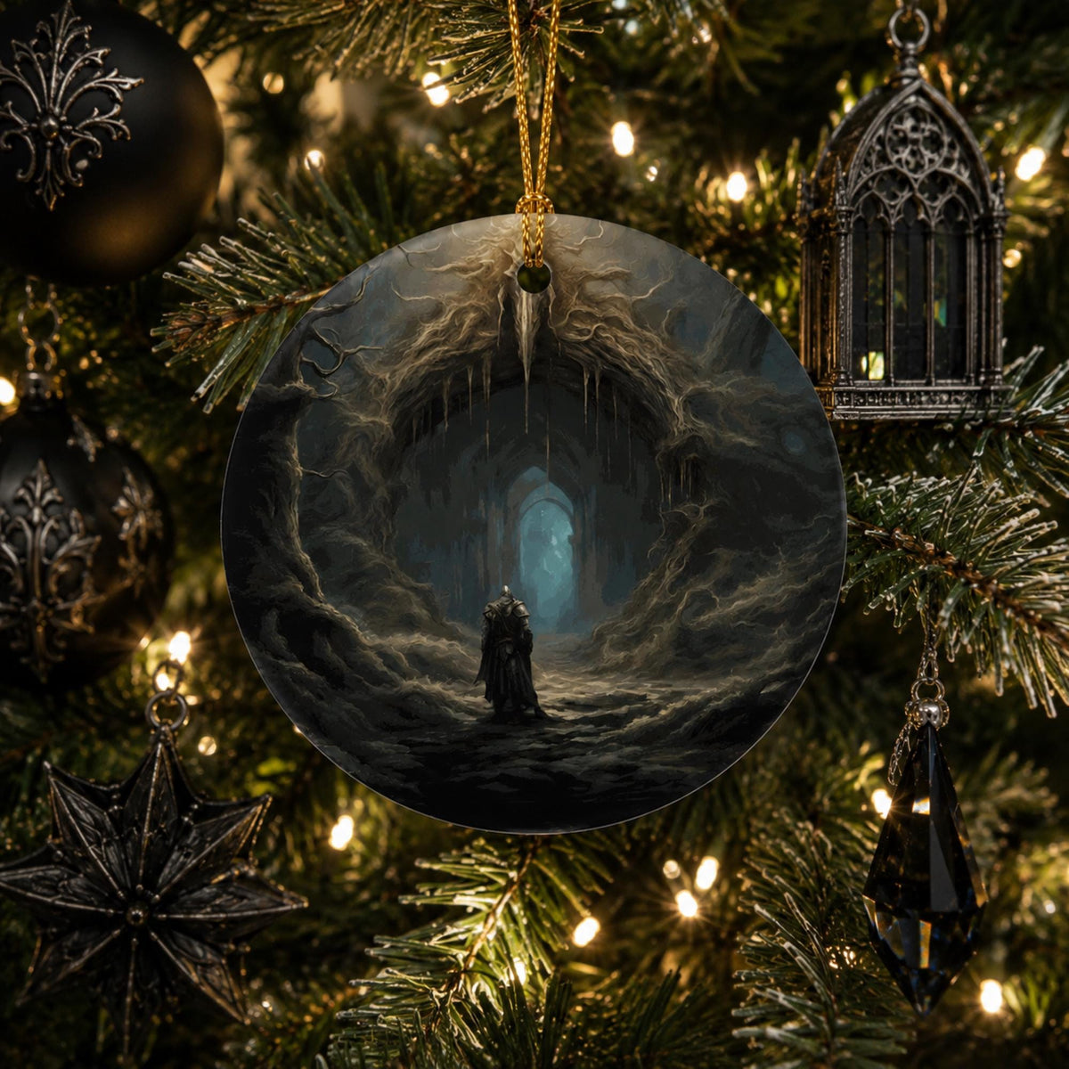 Elden Ring Christmas Ornament 16th Birthday Gift for Teen Video Gamer Bloodborne Nerdy Gift Dark Souls Holiday Present for Dad Demon Slayer