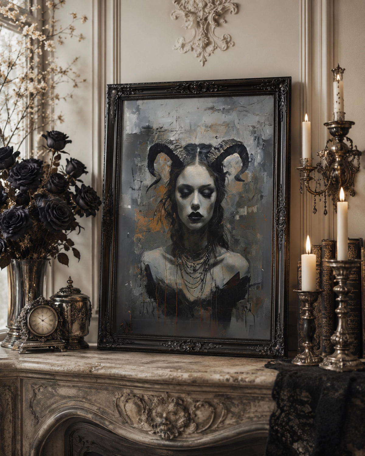 Gothic Goddess Pagan Witch PDF Design Collection