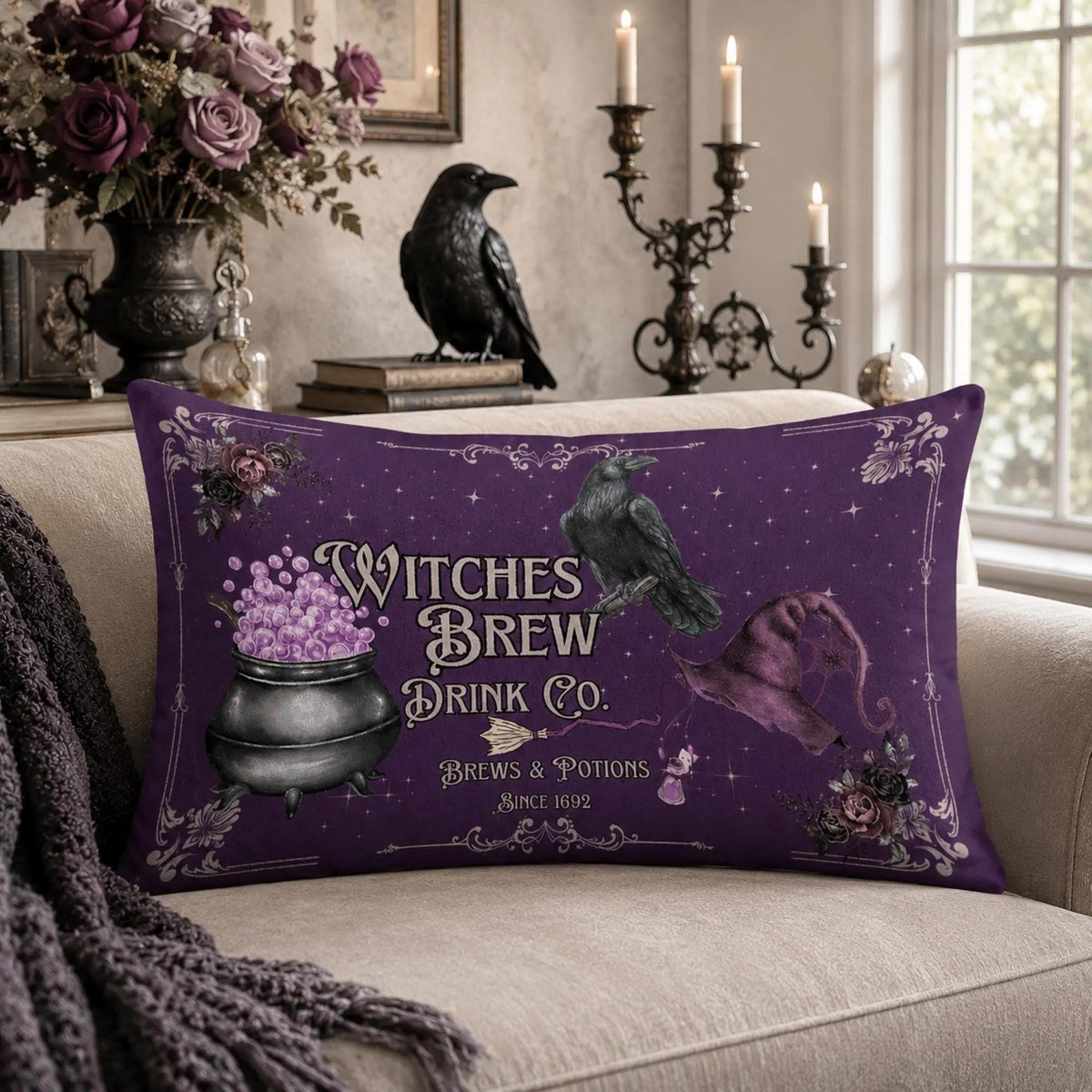Witchy Vibes Pillowcases Witchcraft Gift Idea for Bedroom