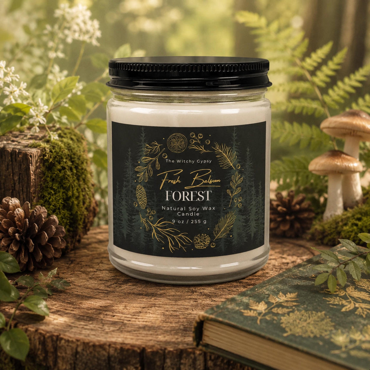 Rustic Home Cabin Decor Fall Host Candle Gift