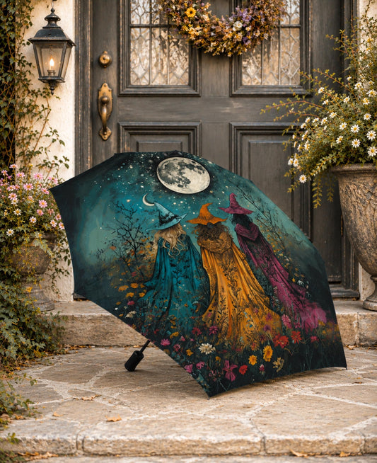 Fall Host Gift Boho Witches Girly Halloween Giftforher Auto Umbrella Practical Magic Witchcore Parasol Umbrella Academy Practical Magic Gift