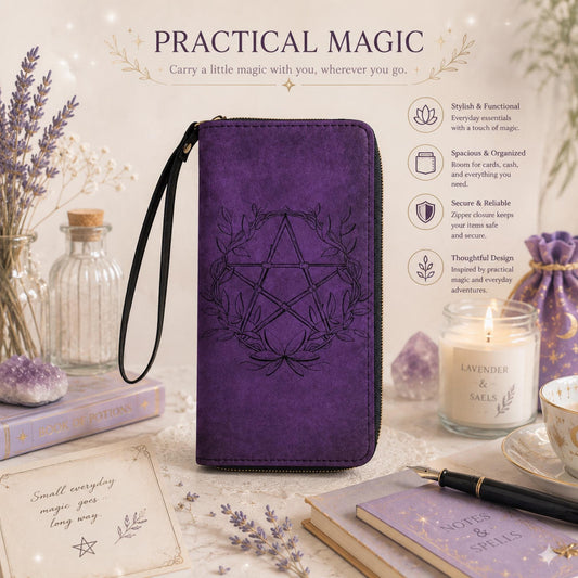 Witchcore Pagan Wallet Gift for Mom