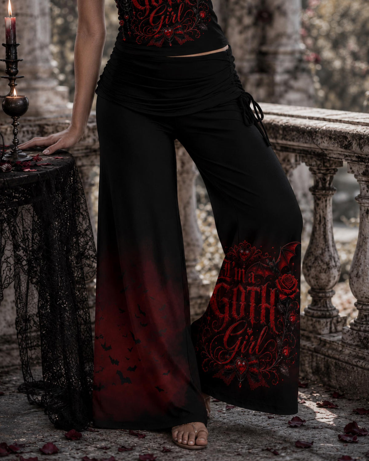Goth Girl Design Collection Palazzo Pants and Tank!