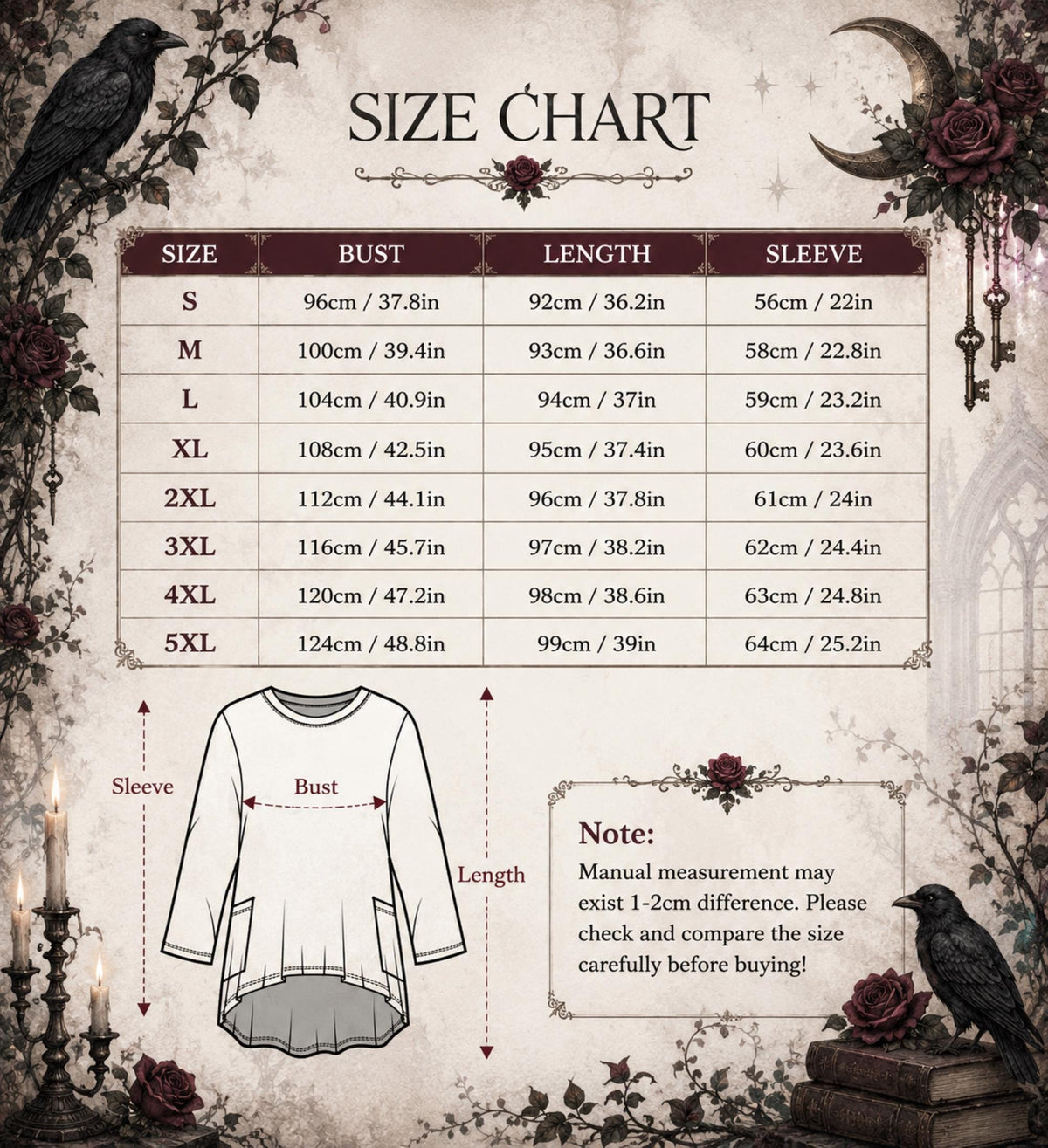 Dark Romance Celestial Crows Dress and Accessory Collection
