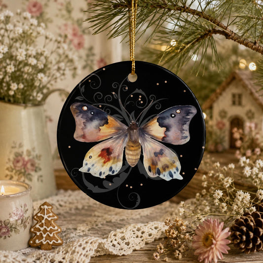 Blessed Yule Gift Idea for Holiday Witchcore Christmas Gift for Mom Dreamy Cottagecore Practical Magic Pagan Luna Moth Witch Fall Host Gift