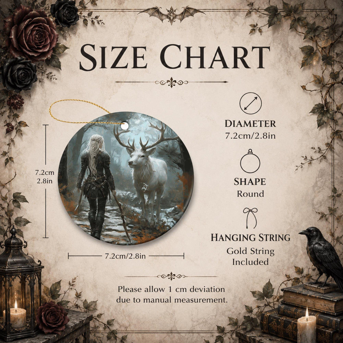 Sarah J Mass Inspired Throne of Glass Ornament Collection