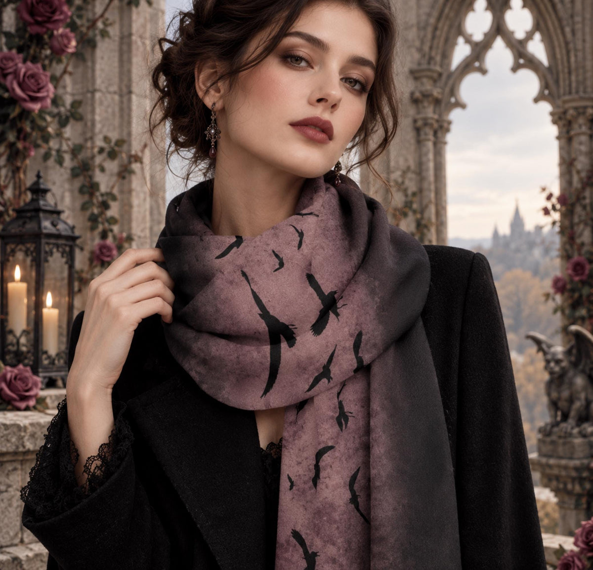 Gothic Business Fashion for Corporate Goth Gift for Coworker Alternative Professional Sophisticated Gift Dark Academia Witchy Style Wrap