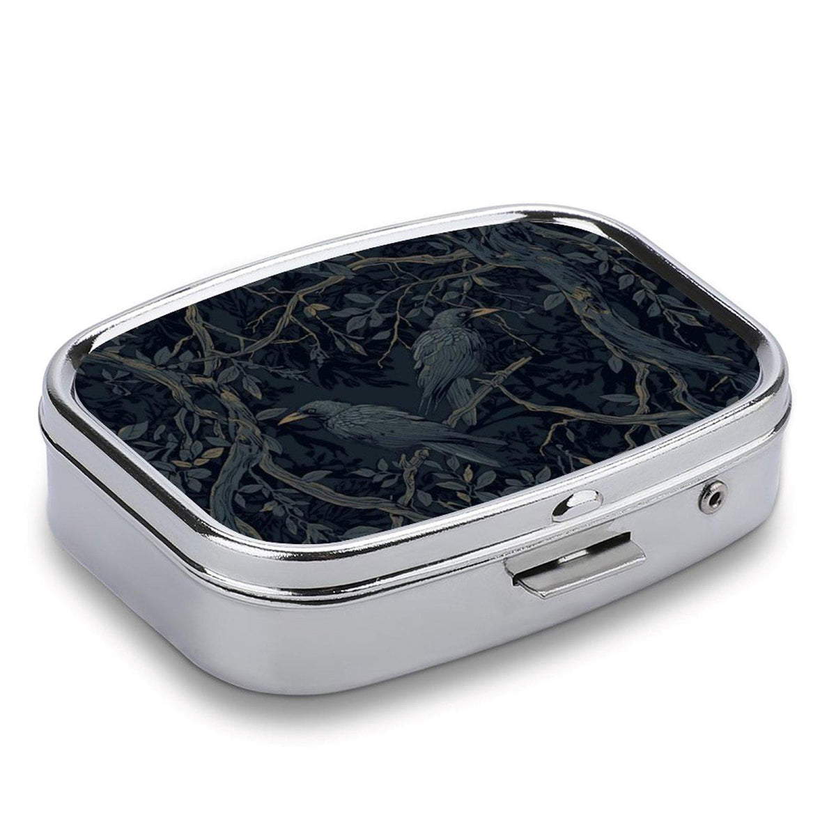 Dark Crow Victorian Pill Case Gift Idea