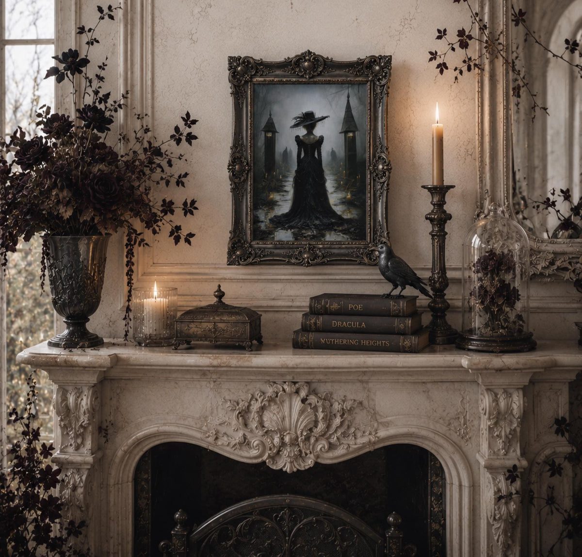 Gothic Wall Holidays Witchcore Aesthetics Design Collection