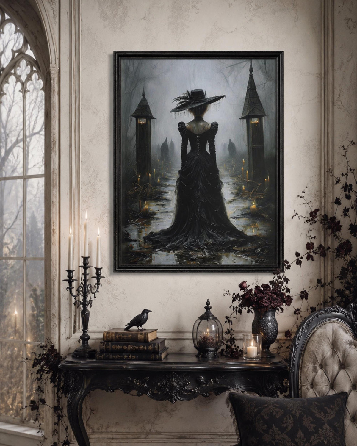 Gothic Wall Holidays Witchcore Aesthetics Design Collection