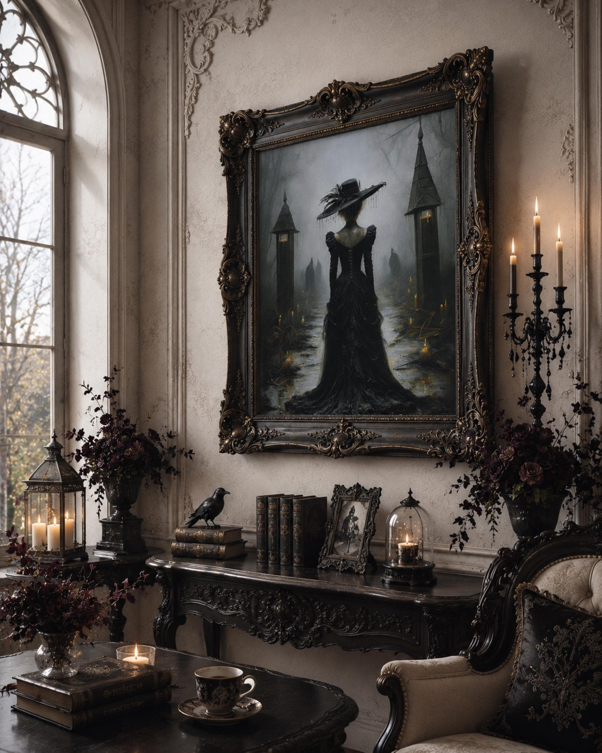 Gothic Wall Holidays Witchcore Aesthetics Design Collection