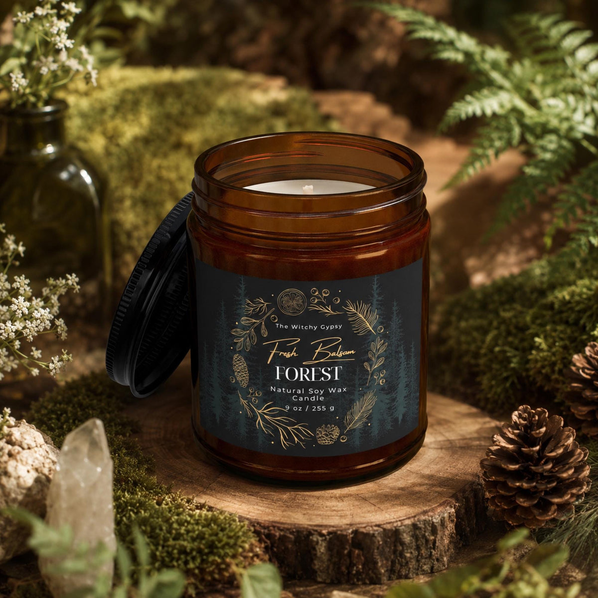 Rustic Home Cabin Decor Fall Host Candle Gift