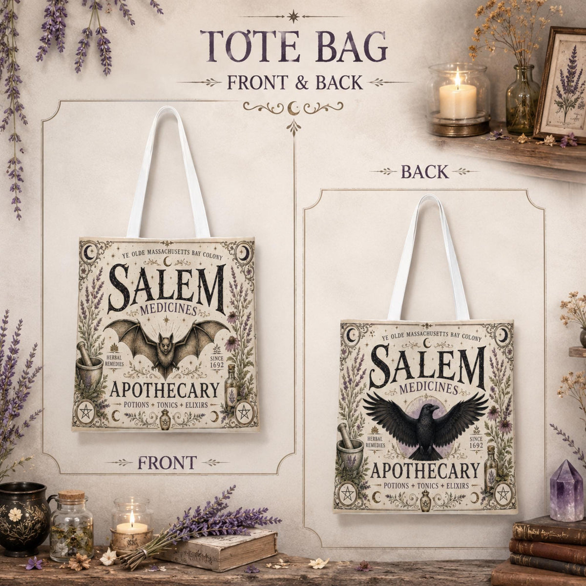 Salem 1692 Witchy Tote