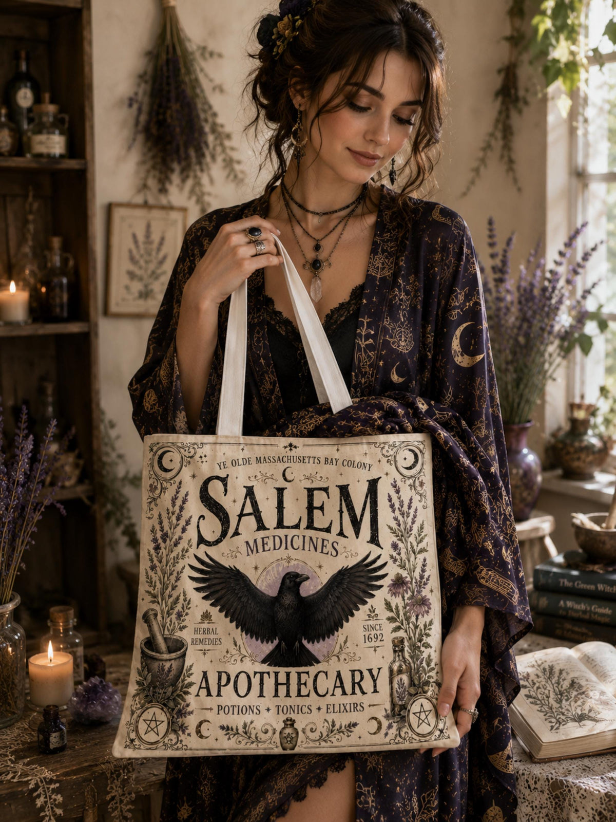 Salem 1692 Witchy Tote
