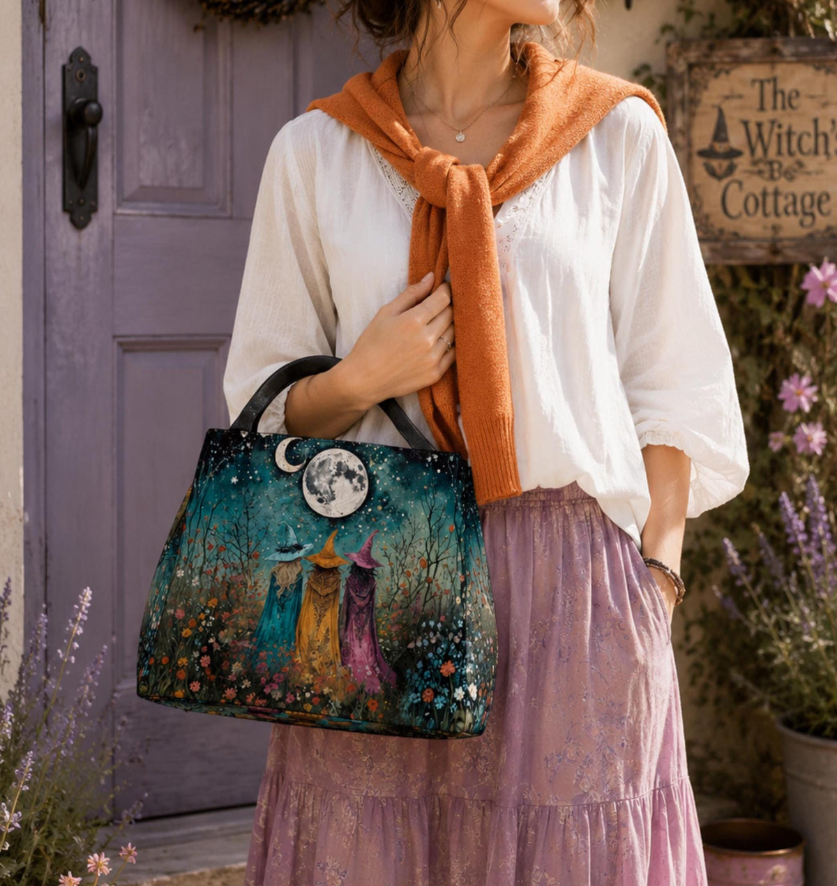 William Morris Inspired Nurse Gift Lunch Bag Personalized Tote