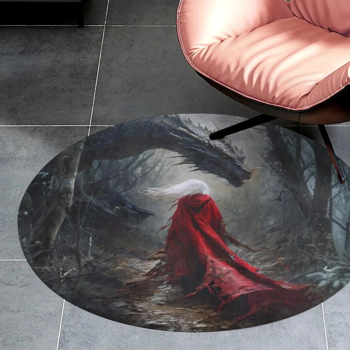 Manon Blackbeak Throne of Glass Gift Idea for Bookish Lover Sarah J. Maas Inspired Coral Velvet Gift for the Holidays TOG Reading Nook Decor